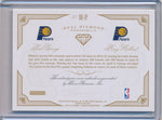 Panini 2014-2015 Flawless Emerald Dual Diamond Patches #DD-IP Paul George/ Roy Hibbert 5/5