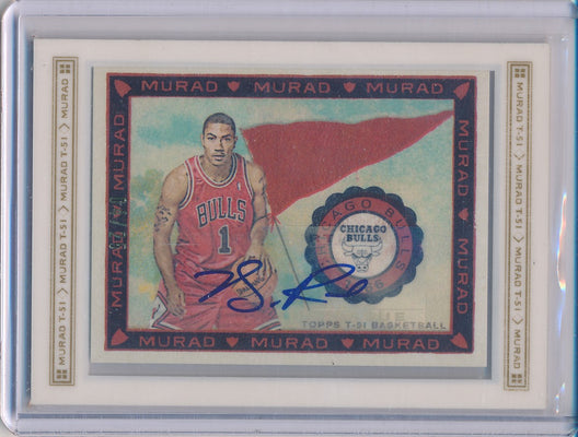 Topps 2008-09 Murad  T-51 Autograph Card #T51A-DR Derrick Rose 04/25