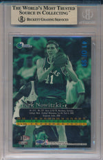 Fleer 1998-1999 Flair Showcase  Row 3 Legacy Collection  #16 Dirk Nowitzki 41/99 / BGS Grade 9.5