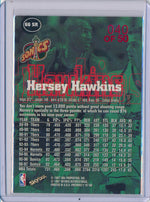 SkyBox 1997-1998 Premium Star Rubies #66SR Hersey Hawkins 40/50