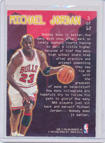 Fleer 1995-1996 Ultra Jam City #3 Michael Jordan 3/12