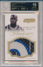 Panini 2012-2013 Flawless Gold Jumbo Patches #54 Shaquille O'Neal 09/10 / BGS Grade 10