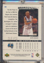 Upper Deck 2003-2004 Exquisite Collection Gold Rookie #45 Keith Bogans 22/25