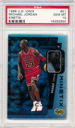 Upper Deck 1998-1999 Ionix Kinetix #K1 Michael Jordan  / PSA Grade 10