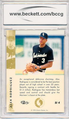 Images 1993-1994 Four Sport Sudden Impact #SI4 Alex Rodriguez