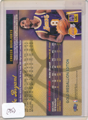 Fleer 1998-1999 Gold Medallion  #61G Kobe Bryant