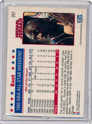 Skybox 1993 NBA Hoops All Star Weekend #257 Michael Jordan