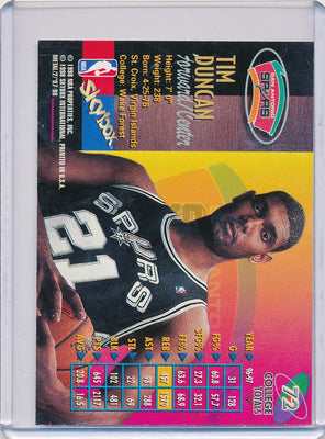 Skybox 1997-1998 Metal Universe  #72 Tim Duncan