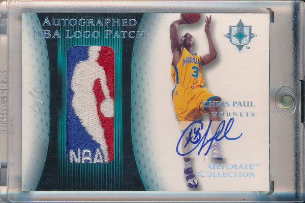 Upper Deck 2005-2006 Ultimate Collection Autographed NBA Logo Patch #APL-CP Chris Paul 1/1