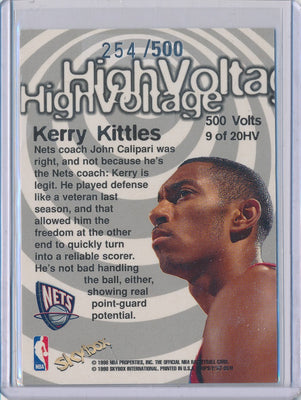 SkyBox 1997-1998 Hoops High Voltage #9/20HV Kerry Kittles 254/500