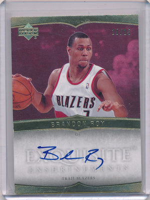 Upper Deck 2006-2007 Exquisite Collection Exquisite Enshrinements #EXRO Brandon Roy 25/25