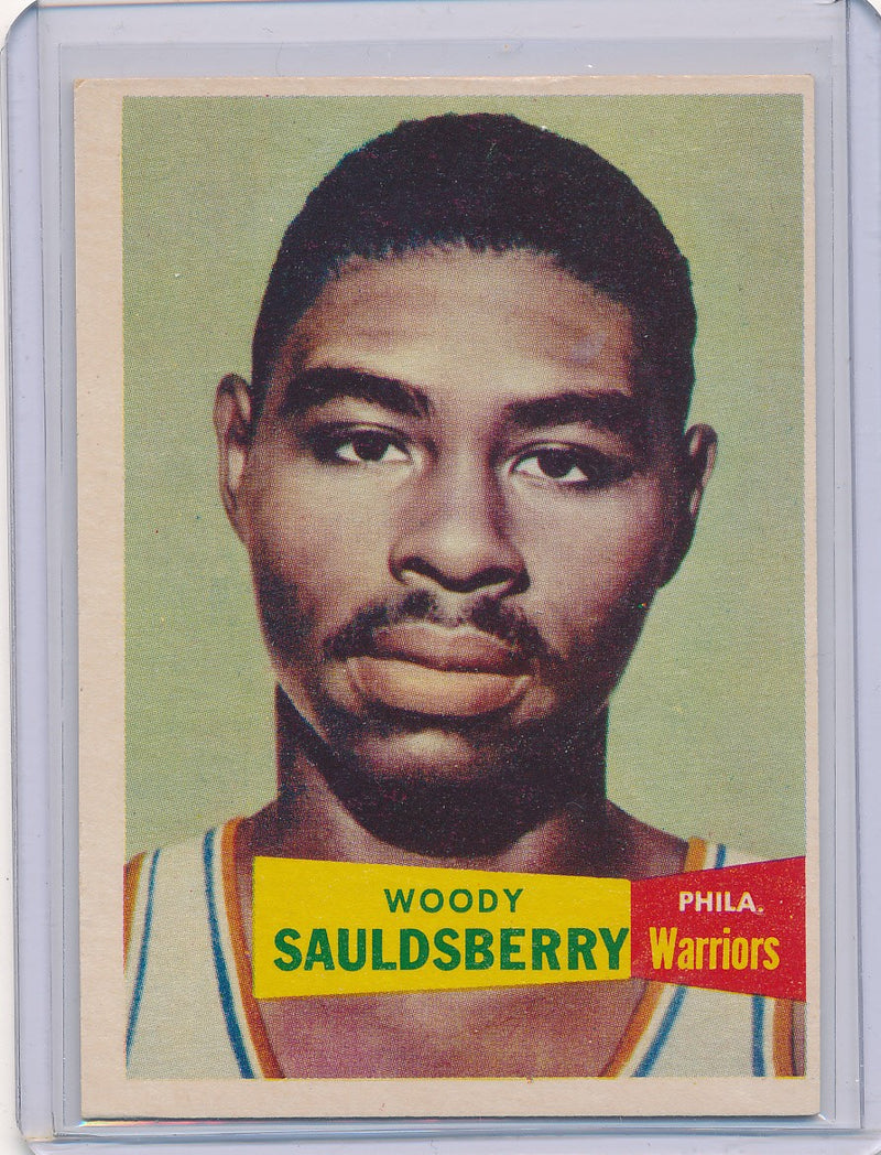 Philadelphia Warriors  #34 Woody Sauldsberry