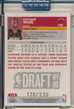 Topps  2003-2004 Chrome  X-Fractor #115 Dwyane Wade 120/220