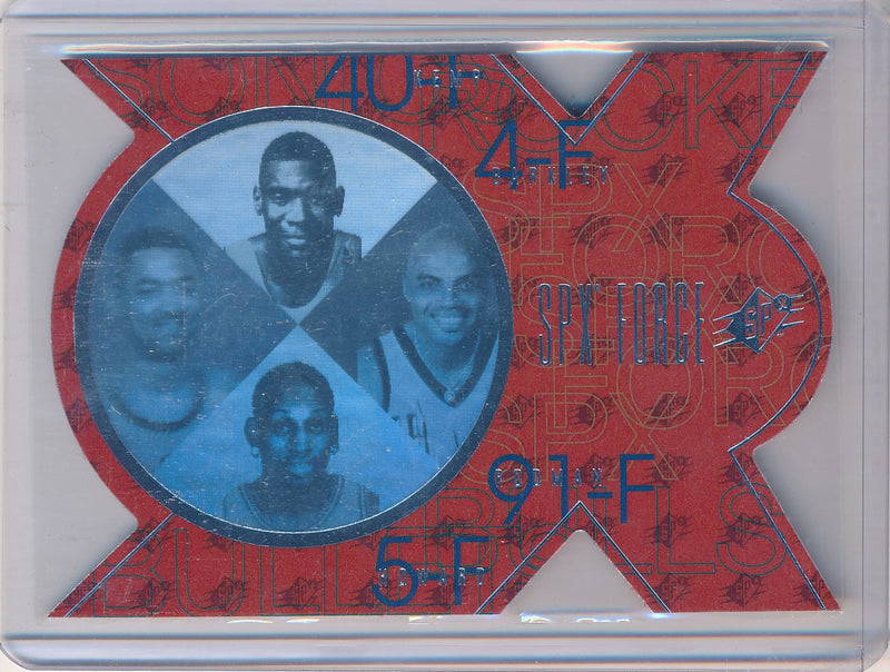 Upper Deck 1996-1997 SPx SPx Force #F2 Dennis Rodman/Shawn Kemp/Juwan Howard/Charles Barkley