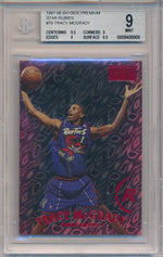 SkyBox 1997-1998 Premium Star Rubies #79SR Tracy McGrady 26/50 / BGS Grade 9