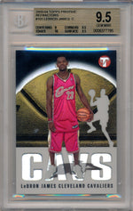 Topps 2003-2004 Pristine Refractor #101 Lebron James 1042/1999 / BGS Grade 9.5