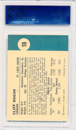 Fleer 1961 St. Louis Hawks  #18 Cliff Hagan  / PSA Grade 8