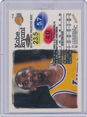 Skybox 1997 NBA Hoops  #75 Kobe Bryant