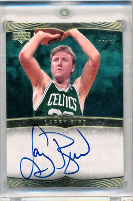 Upper Deck 2006-2007 Exquisite Collection Exquisite Enshrinements #EXLB Larry Bird 9/25