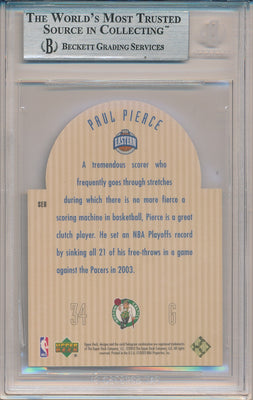 Upper Deck 2003-2004 SE Die Cuts All Stars #SEB Paul Pierce 22/25 / BGS Grade 9