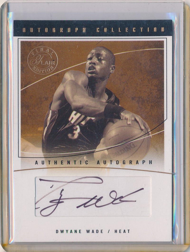 Fleer 2003-2004 Final Flair Edition Autograph Collection #AC-DWW Dwyane Wade 197/200