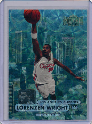 Skybox 1997-1998 Metal Universe Championship Precious Metal Gems #19 Lorenzen Wright 49/50