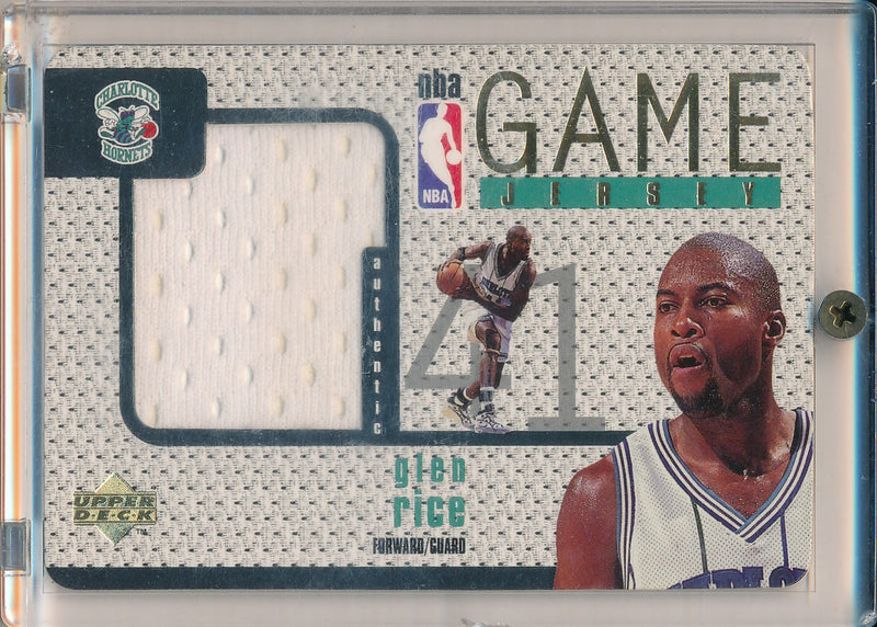 Upper Deck 1997-1998 NBA All Stars Game Jerseys #GJ11 Glen Rice