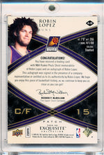 Upper Deck 2008-2009 Exquisite Collection Rookie Parallel #68 Robin Lopez 7/15