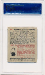 Topps Bowman 1948   #31 Charles Gilmur  / PSA Grade 5 / Auto Grade None