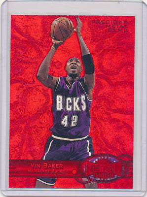 Skybox 1997-1998 Metal Universe Championship Precious Metal Gems Red #11 Vin Baker 13/100