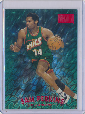 SkyBox 1997-1998 Premium Star Rubies #40SR Sam Perkins 43/50