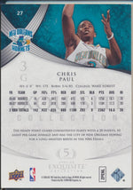 Upper Deck 2007-2008 Exquisite Collection Base #27 Chris Paul 191/225