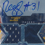 Panini 2017-2018 Immaculate Collection Patch Autographs #PA-RML Reggie Miller 5/10