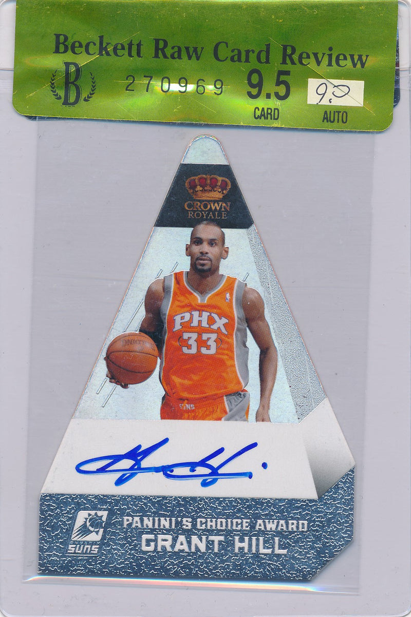 Panini 2011 Crown Royale Choice Award #153 Grant Hill 3/10 / Auto