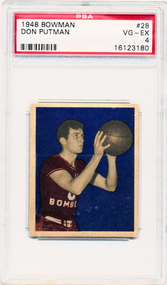 Topps Bowman 1948   #28 Don Putman  / PSA Grade 4 / Auto Grade None