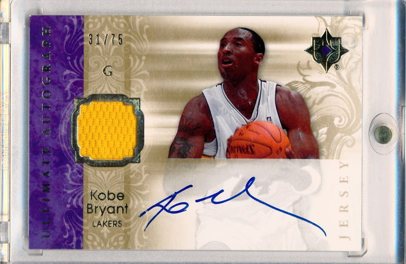 Upper Deck 2006-07 Ultimate Collection  Ultimate Jersey Autographs #AU-KB Kobe Bryant 31/75