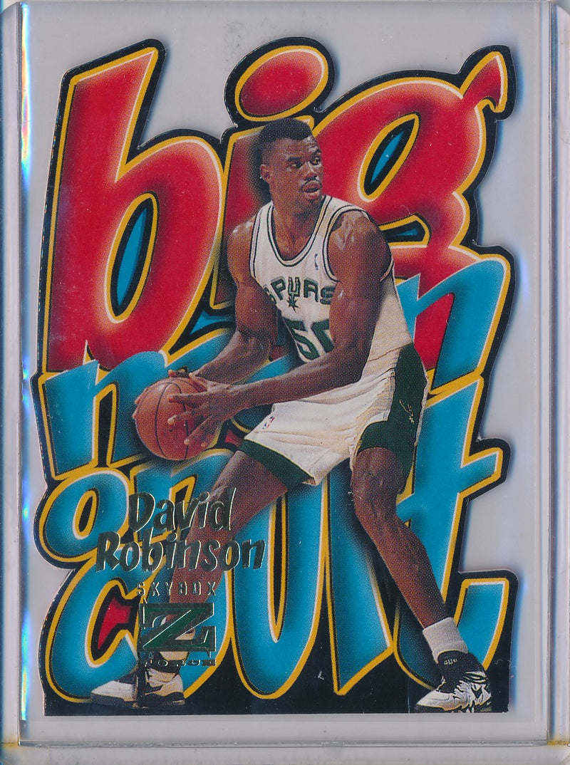 SkyBox 1996-1997 Z-Force Big Men On Court #10/10 David Robinson