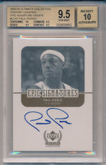 Upper Deck 2008-2009 Ultimate Collection Century Legends #CL-PP Paul Pierce  / BGS Grade 9.5 / Auto Grade 10