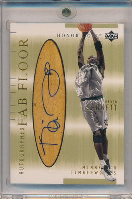 Upper Deck 2002-2003 Honor Roll Autographed Fab Floor #KG-A  Kevin Garnett