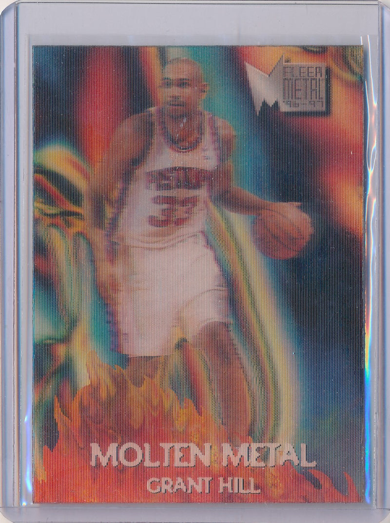 Fleer 1996-1997 Metal Molten Metal #12/30 Grant Hill 4/10