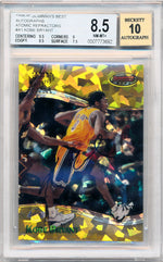 Topps 1998-1999 Bowman's Best Autographs Atomic Refractors #A1 Kobe Bryant  / BGS Grade 8.5 / Auto Grade 10