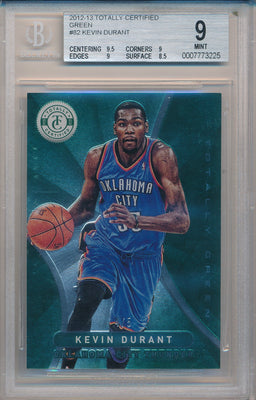 Panini 2012-2013 Totally Certified  Green #82 Kevin Durant 4/5 / BGS Grade 9