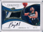 Upper Deck 2007-2008 Exquisite Collection Emblems Of Endorsement #EEAJ Al Jefferson 8/10