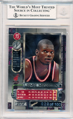 Skybox 1997-1998 Metal Universe Precious Metal Gems #73 Jamal Mashburn 20/100 / BGS Grade 7.5