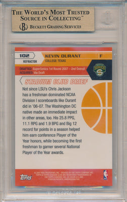 Topps  2007-2008 Stadium Club Super Teams #102 Kevin Durant  / BGS Grade 9.5