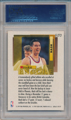 Fleer 1996-1997 Fleer Ultra  Gold Medallion #G-273 Steve Nash  / PSA Grade 10