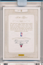 Panini 2012-2013 Flawless Basketball #90 Scottie Pippen 1/1