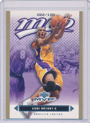 Upper Deck 2003 MVP  #72 Kobe Bryant 22/100