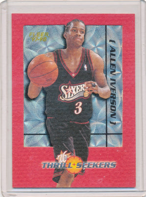 Fleer 1997-98 Basketball Thrill Seekers #6/10TS Allen Iverson none