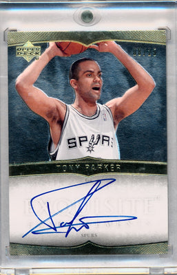 Upper Deck 2006-2007 Exquisite Collection Exquisite Enshrinements #EXTP Tony Parker 8/25